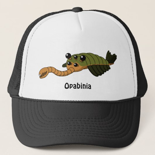 Opabinia Bedrukte Trucker Pet (Voorkant)