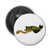 Opabinia - Prehistorisch dier Button Flesopener (Voorkant)