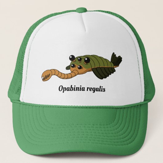 Opabinia- Prehistorisch Dier Gedrukt Trucker Pet (Voorkant)