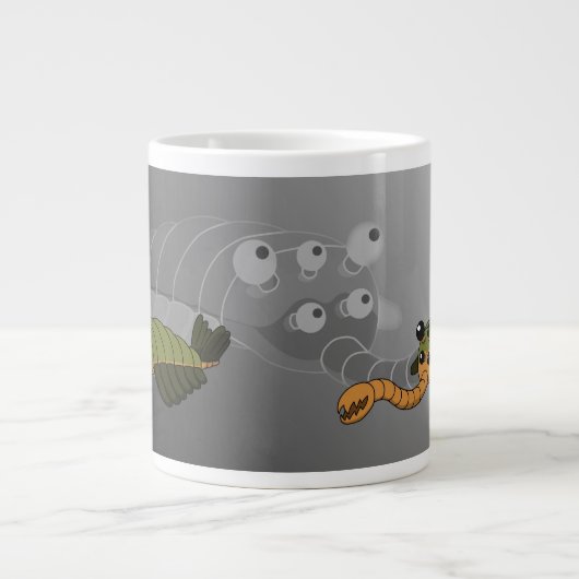 Opabinia - Prehistorisch dier Grote Koffiekop (Voorkant)