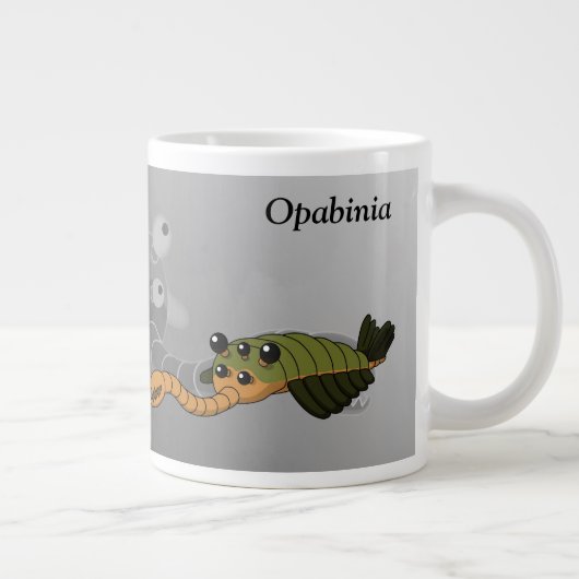 Opabinia - Prehistorisch dier Grote Koffiekop (Rechts)