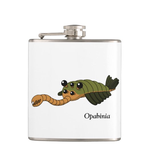 Opabinia - Prehistorisch dier Heupfles (Voorkant)