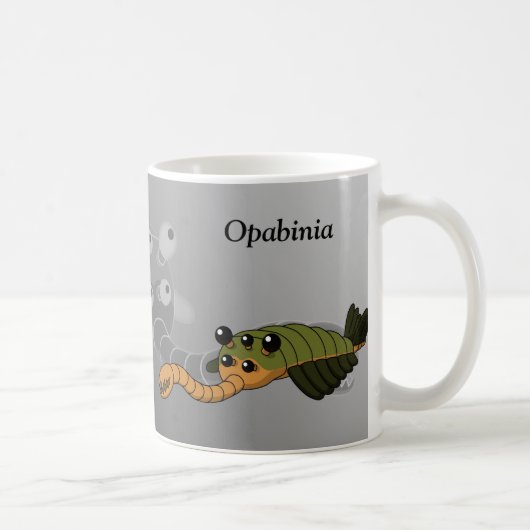 Opabinia - Prehistorisch dier Koffiemok (Rechts)