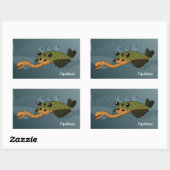 Opabinia - Prehistorisch dier Rechthoekige Sticker (Vel)