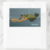 Opabinia - Prehistorisch dier Rechthoekige Sticker (Tas)