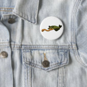 Opabinia - Prehistorisch dier Ronde Button 5,7 Cm (In situ)