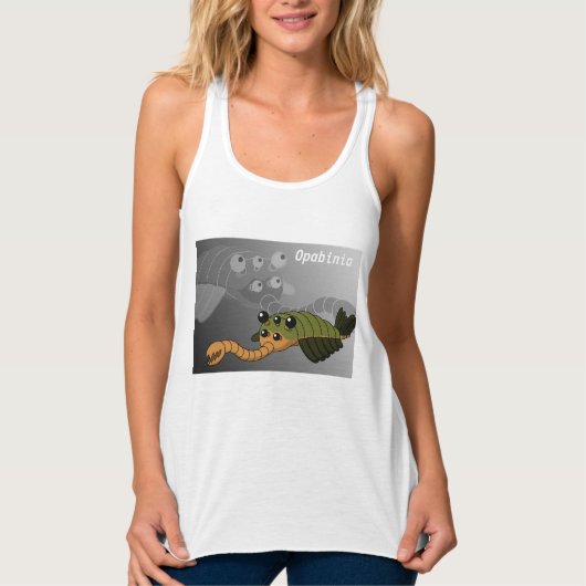 Opabinia - Prehistorisch dier Tanktop (Voorkant)