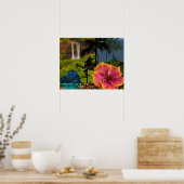Opaeka'a Falls, Kauai Hawaiian Collage Poster (Keuken)