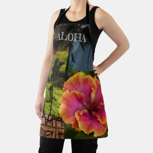 Opaeka'a Herfsten, Kauai Hawaiian Collage Schort (Insitu)