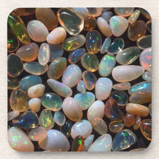 "Opal01" / Harde plastic onderzetter (Voorkant)