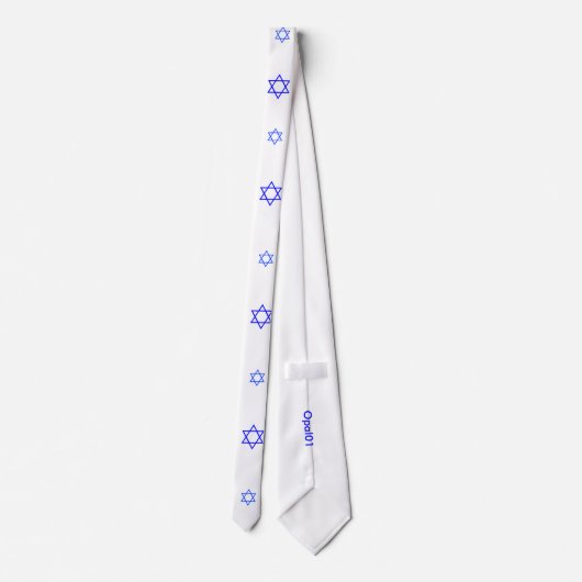 Opal01 ster van David Necktie Stropdas (Achterkant)