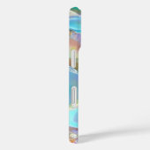 Opal-achtergrond en zwarte naam Case-Mate iPhone case (Achterkant / Rechts)