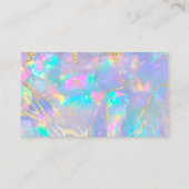 Opal achtergrond faux folie dank u visitekaartje (Achterkant)