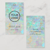 OPAL Achtergrond Prijs label Card (Voorkant / Achterkant)