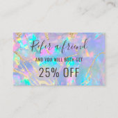 OPAL Achtergrond Verwijzings Kaart Visitekaartje (Voorkant)