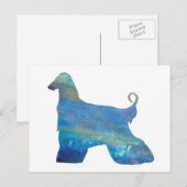 Opal Afghan Hound Briefkaart (Voorkant / Achterkant)