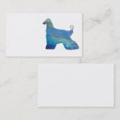 Opal Afghan Hound Visitekaartjes (Voorkant / Achterkant)