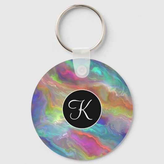 Opal Agate Sleutelhanger (Voorkant)