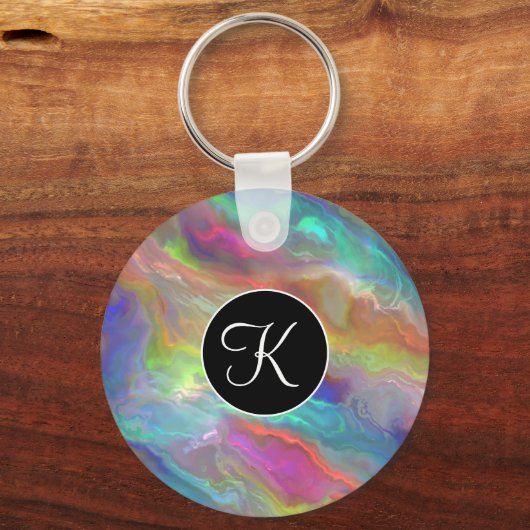 Opal Agate Sleutelhanger (Voorkant)