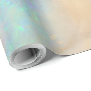 Opal Aquamarine Blue Crystal Quartz Gemstone Cadeaupapier