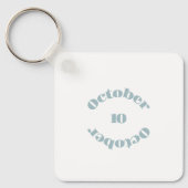 Opal Birthstone - Oktober Sleutelhanger (Voorkant)