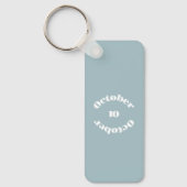 Opal Birthstone - Oktober Sleutelhanger (Voorkant)