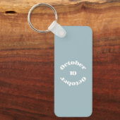 Opal Birthstone - Oktober Sleutelhanger (Voorkant)