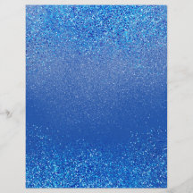 Opal Blue Shimmer Glitter Dust Scrapbook Paper