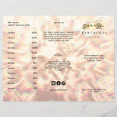 Opal Brochure Elegant Roos Gouden Prijslijst (Voorkant)