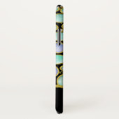 Opal Brooch Chain Monogram Patroon Case-Mate iPhone Case (Achterkant / rechts)