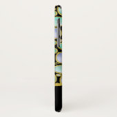 Opal Brooch Chain Monogram Patroon Case-Mate iPhone Case (Achterkant/links)