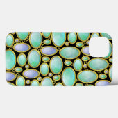 Opal Brooch Chain Pattern Luxe Case-Mate iPhone Case (Achterkant (horizontaal))