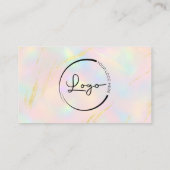 Opal Business Logo Social Media Visitekaartje (Achterkant)