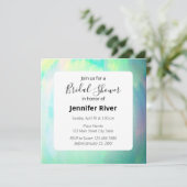 Opal Chic Elegant Modern Kaart (Staand voorkant)