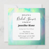 Opal Chic Elegant Modern Kaart (Voorkant)