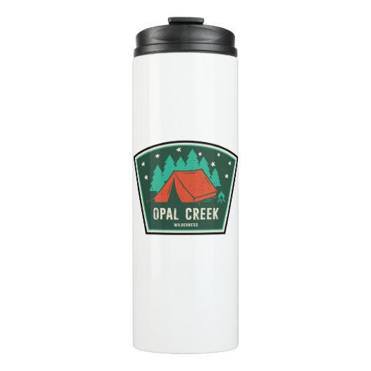 Opal Creek Wilderness Oregon Camping Thermosbeker (Voorkant)
