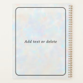Opal  Crystal Ball Psychisch Medium Planner (Achterkant)