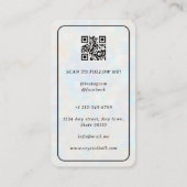 Opal Crystal Ball Psychische Medium QR-code Visitekaartje (Achterkant)