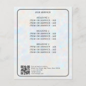 Opal Crystal Ball Psychische Medium Tarot Reader Flyer (Achterkant)