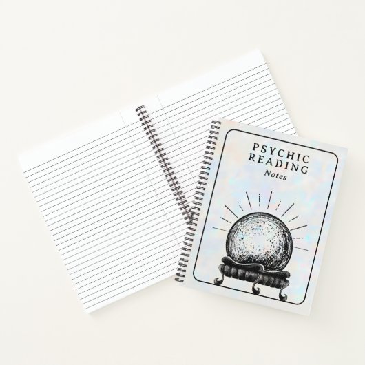 Opal Crystal Ball Psychische Medium Tarot Reader Notitieboek (Binnen)