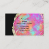 Opal Crystal Gemstone Visitekaartje (Achterkant)