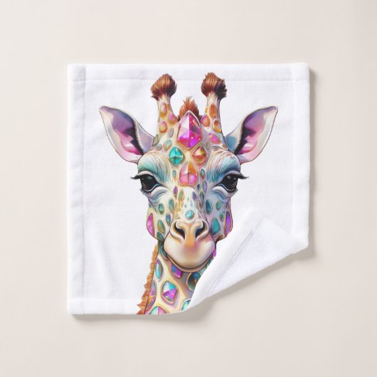 Opal de Giraffe Bad Handdoek (Wasdoekje)