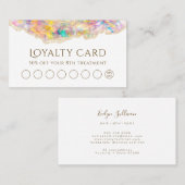 opal design loyality card visitekaartje (Voorkant / Achterkant)