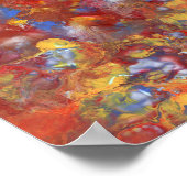 Opal Dream Abstract Acrylverffoto Poster (Hoek)