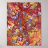 Opal Dream Abstract Acrylverffoto Poster (Voorkant)