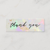 Opal Edelsteen kortingskaart Mini Visitekaartje (Voorkant)