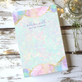 Opal Edelsteen Pastel Moderne Iridescente Zakelijk Post-it® Notes