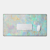 Opal Edelsteen Textuur Faux folie Details Bureaumat (Keyboard & Muis)