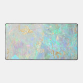 Opal Edelsteen Textuur Faux folie Details Bureaumat (Voorkant)