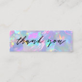 Opal Edelsteen Textuur Mini visitekaartje (Voorkant)